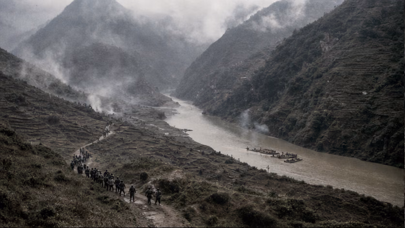 场景示意图，AI 生成，非历史照片